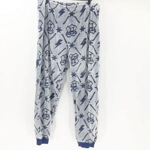 Harry Potter Unisex Grey Cozy PJ Pajamas Size XL